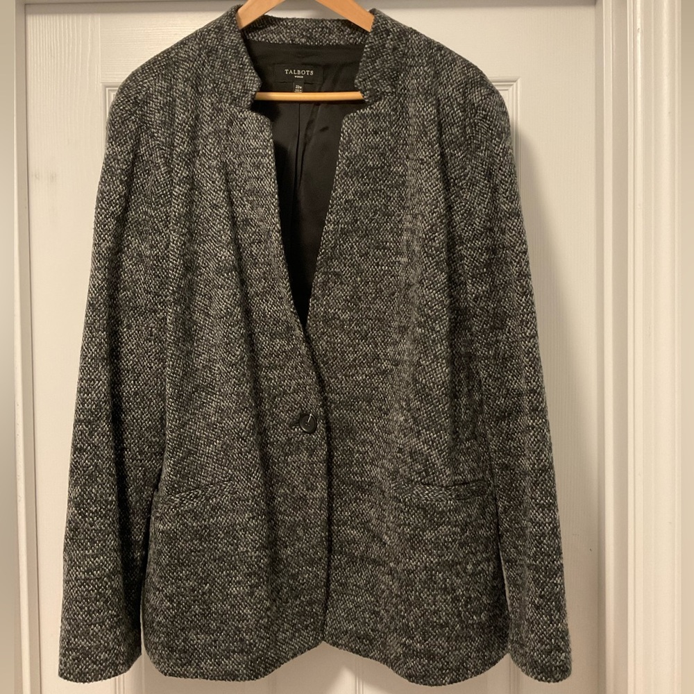 Talbots Woman Lined Blazer Size 22W